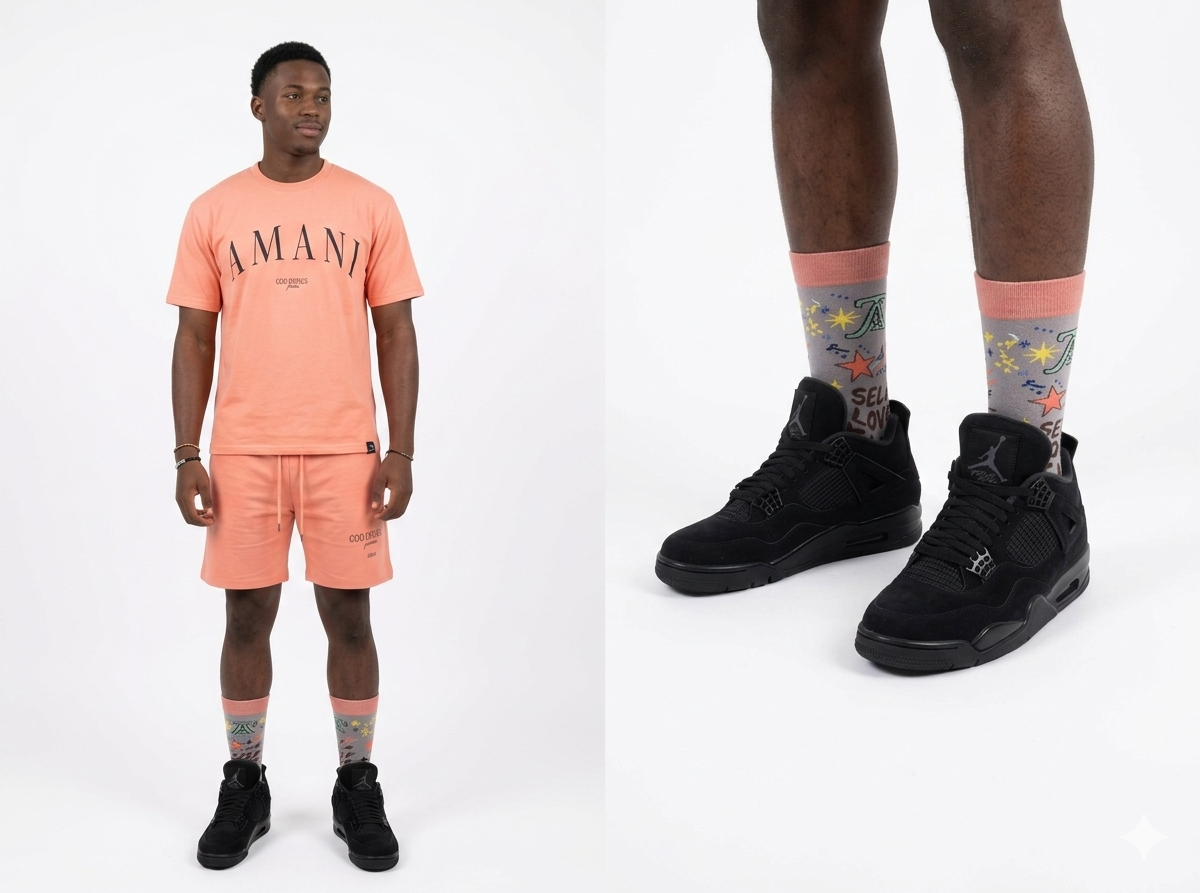 God Peace Tee Peach