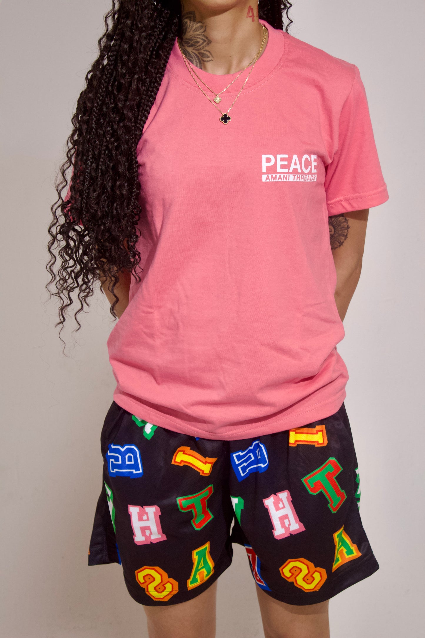Peace Tee Pink