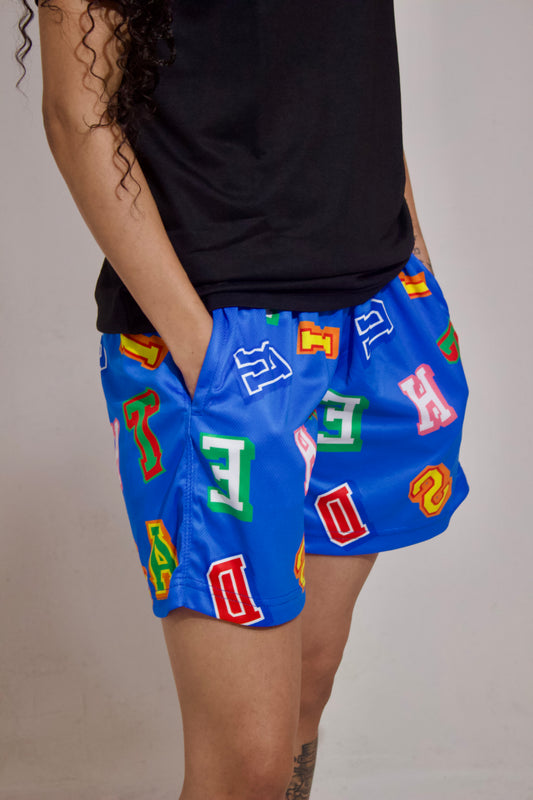 Mesh Shorts Blue