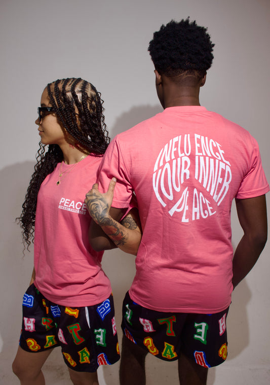 Peace Tee Pink