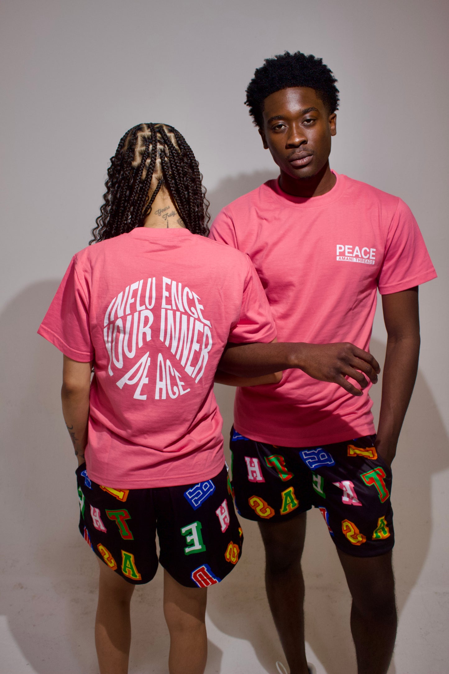 Peace Tee Pink