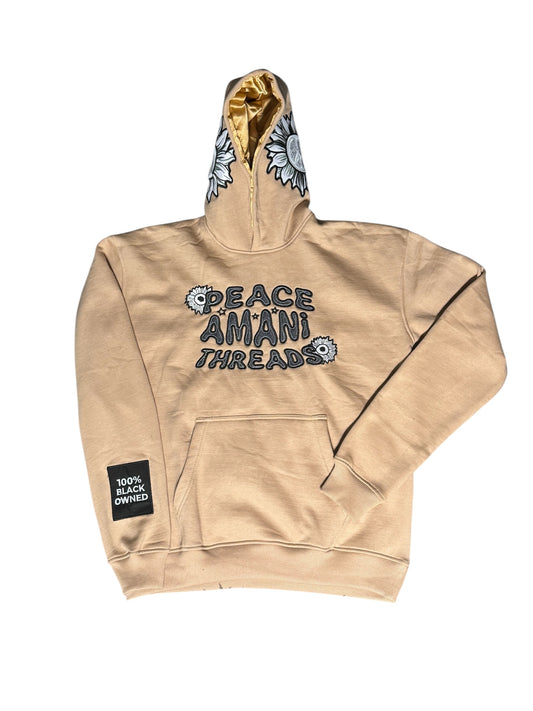 Beige Self Love Klub Hoodie