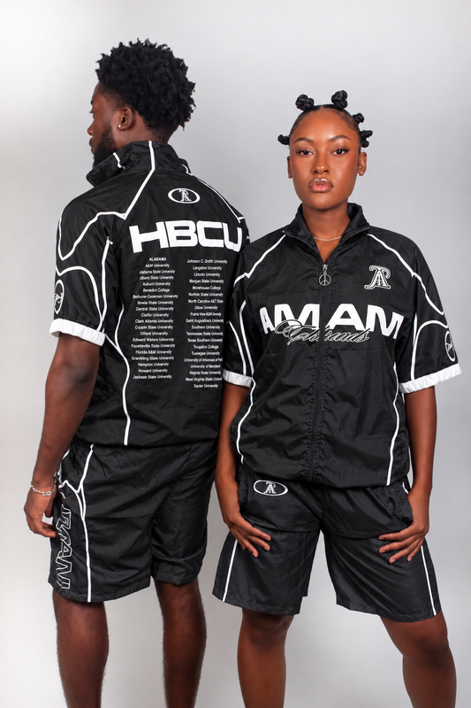 Amani Windbreaker Black Set