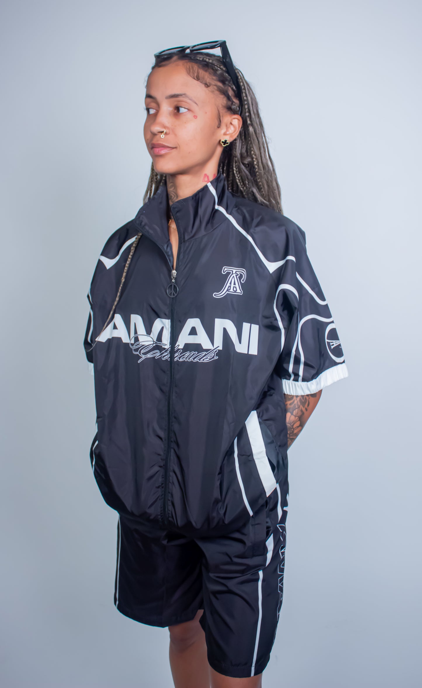 Windbreaker Black Set