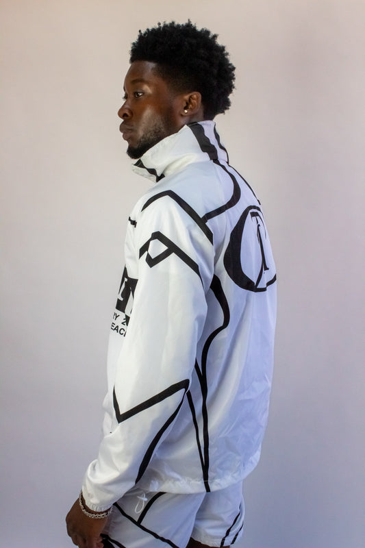Amani Windbreaker White Set
