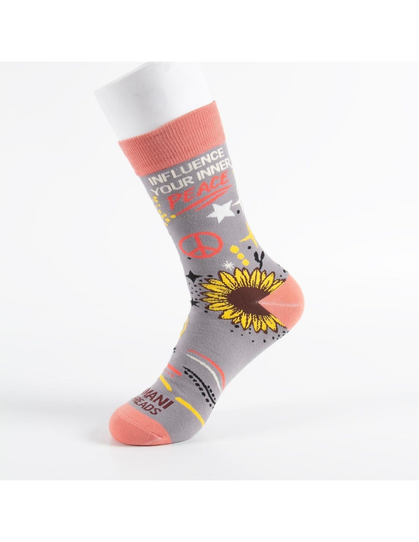 Amani Peach Socks